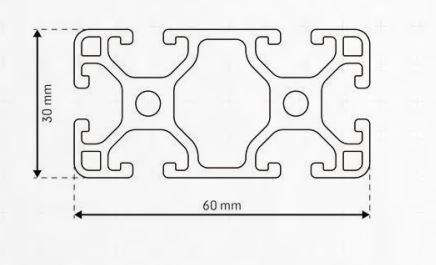 Profil 60x30 leicht